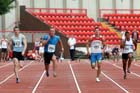 Richard Kilty (Gateshead) 100 metres at the Gateshead Tartan Games Open.